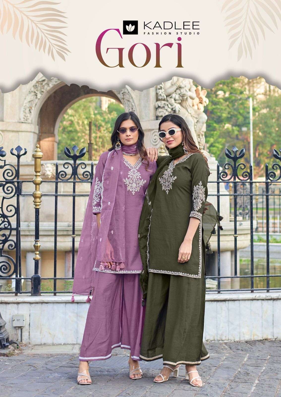 gori by kadlee latest desighner party wear visocse crape readymade salwar kameez wholesale price surat