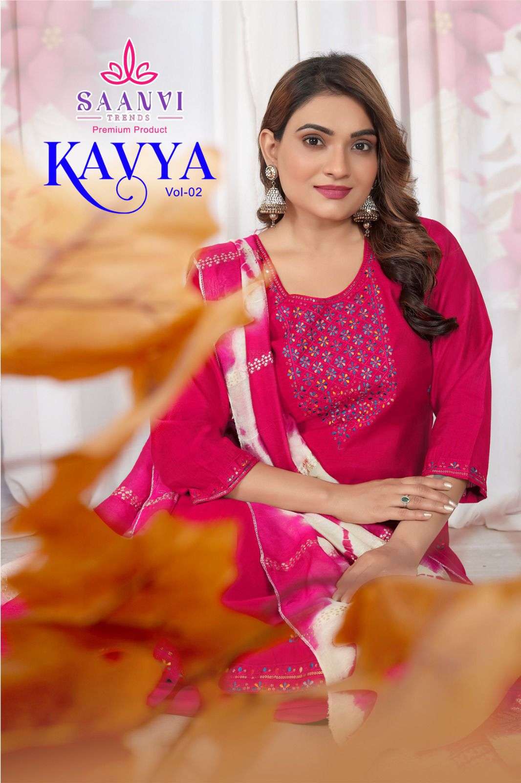 kavya vol-2 by saanvi 2001-2010 series viscose vetican readymade salwar kameez wholesale price surat