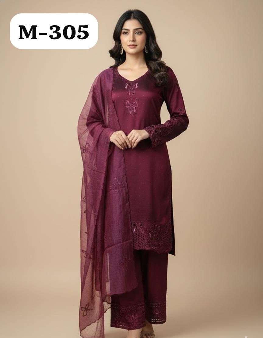 laxury pret-305 by maryam exclusive designer viscose jacquard readymade slawar suit wholesale price  surat