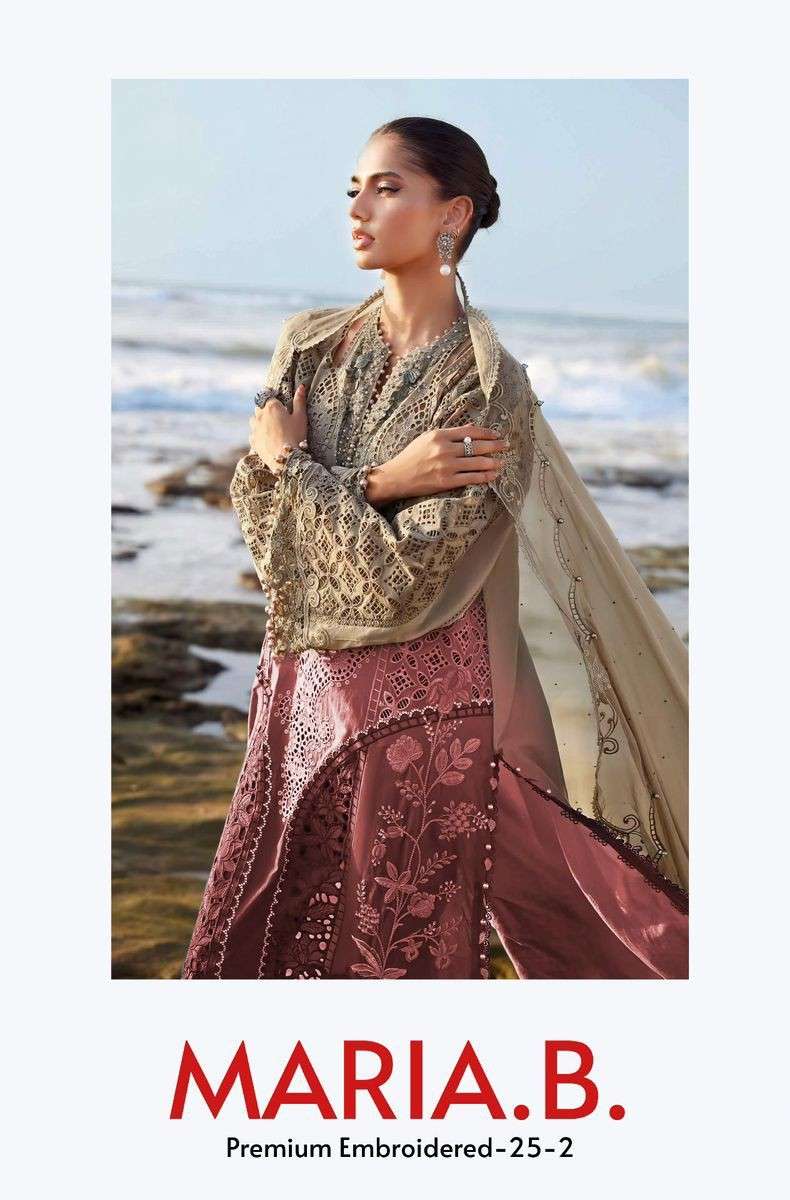 maria b-25-2 by deepsy suit cotton designer pakistani salwar kameez wholesale price surat