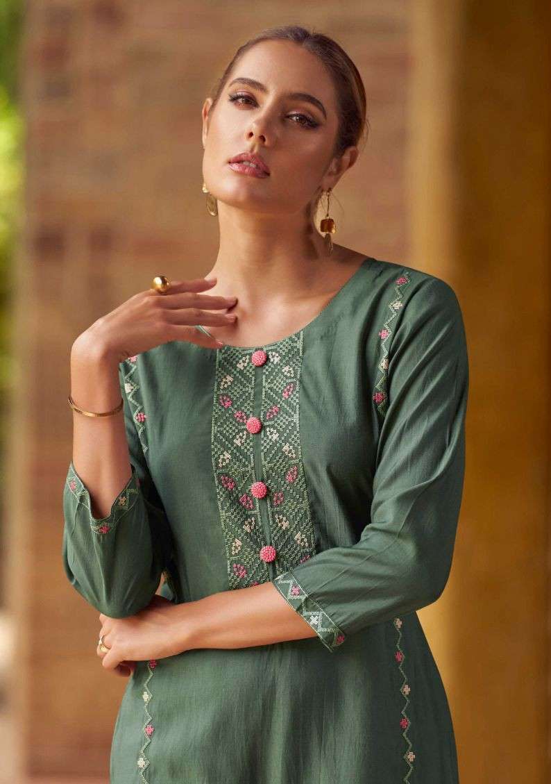 melody  by vamika 2709-2712 series fancy work designer kurti wholesale price surat