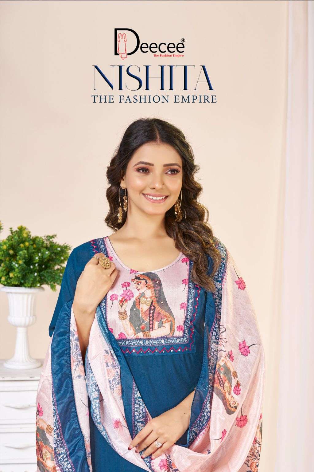 nishita by deecee fancy digital printed vetican readymade salwar kameez wholesale price surat