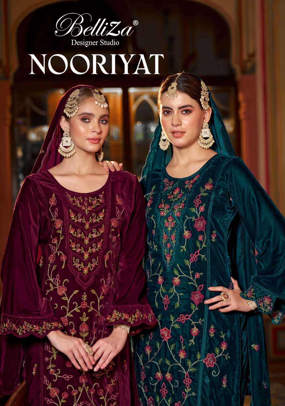 nooriyat  by belliza designer velvet fancy designer salwar kameez wholesale price surat