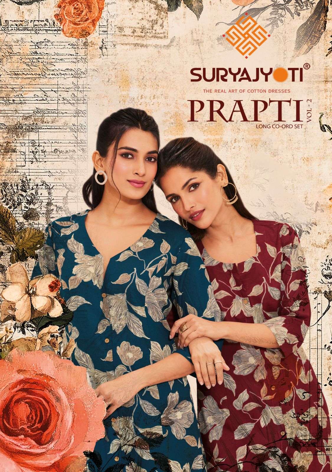 prapti vol-2 by suryajyoti 2001-2010 series cotton designer readymade kurti wholesale price surat