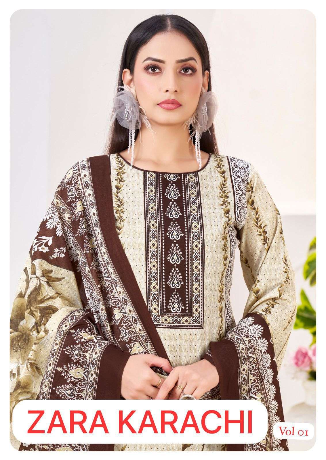 zara karachi vol-1 by chetak fashion 1001-1008 series soft cotton fancy designer salwar kameez wholesale price surat