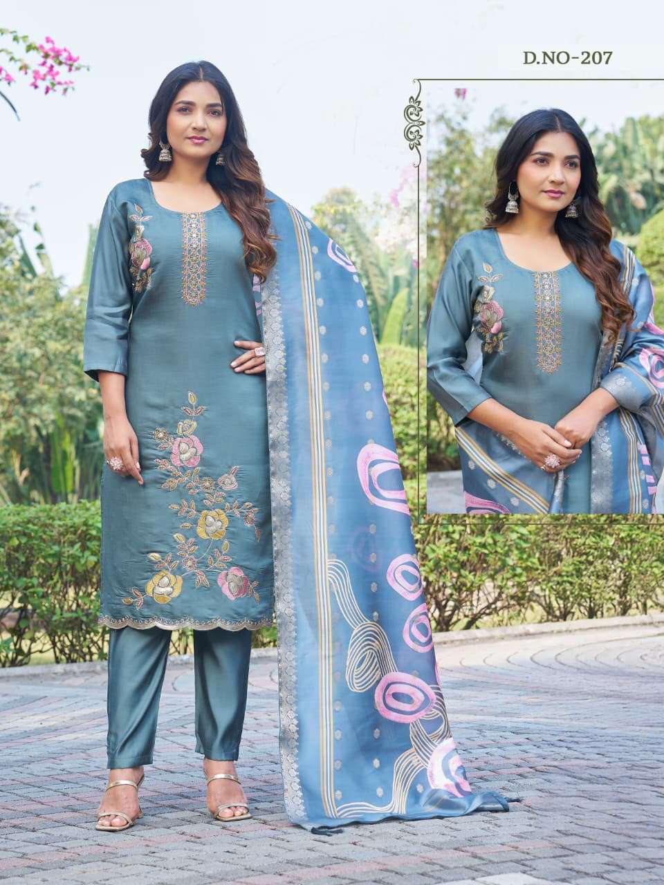 207 by kadlee latest designer modal readymade kurti wholesale price surat