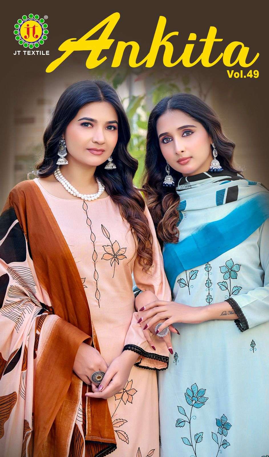 ankita vol-49 by jamatmal fancy digital printed salwar kameez wholesale price surat