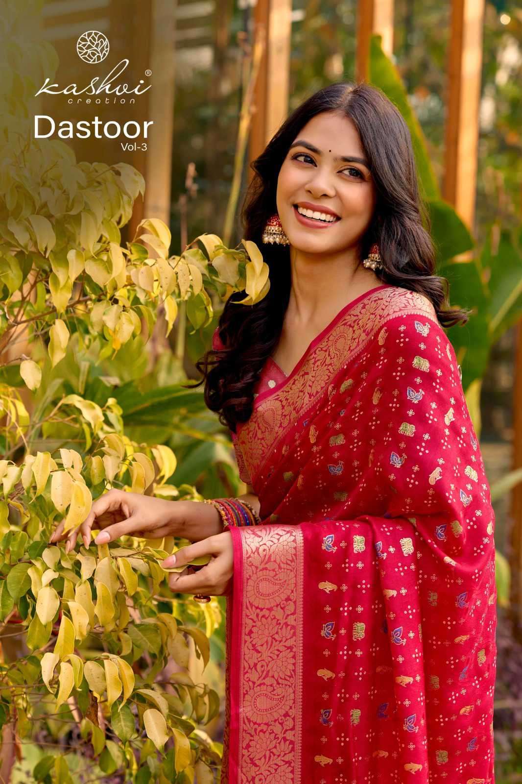 dastoor vol-3 by kashvi party wear designer kashvi saree wholesale price surat