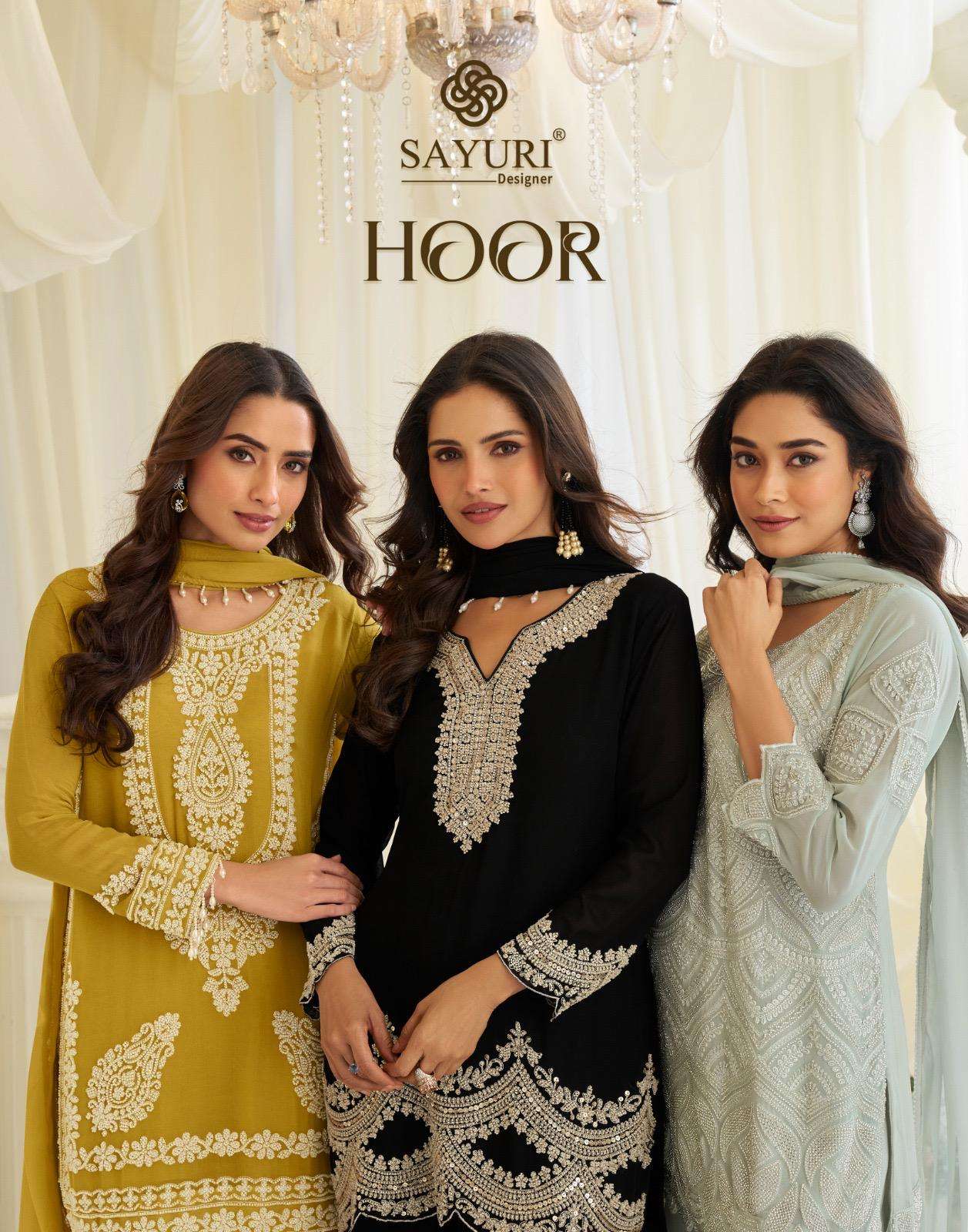 hoor by sayuri designer exclusive designer party wear georgette readymade salwar kameez wholesale price surat