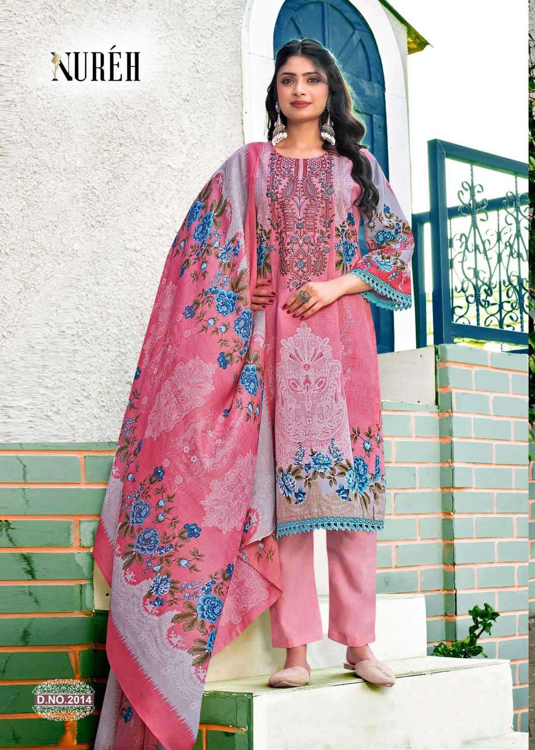 nureh vol-2 by falak exclusive designer cotton salwar kameez wholesale price surat