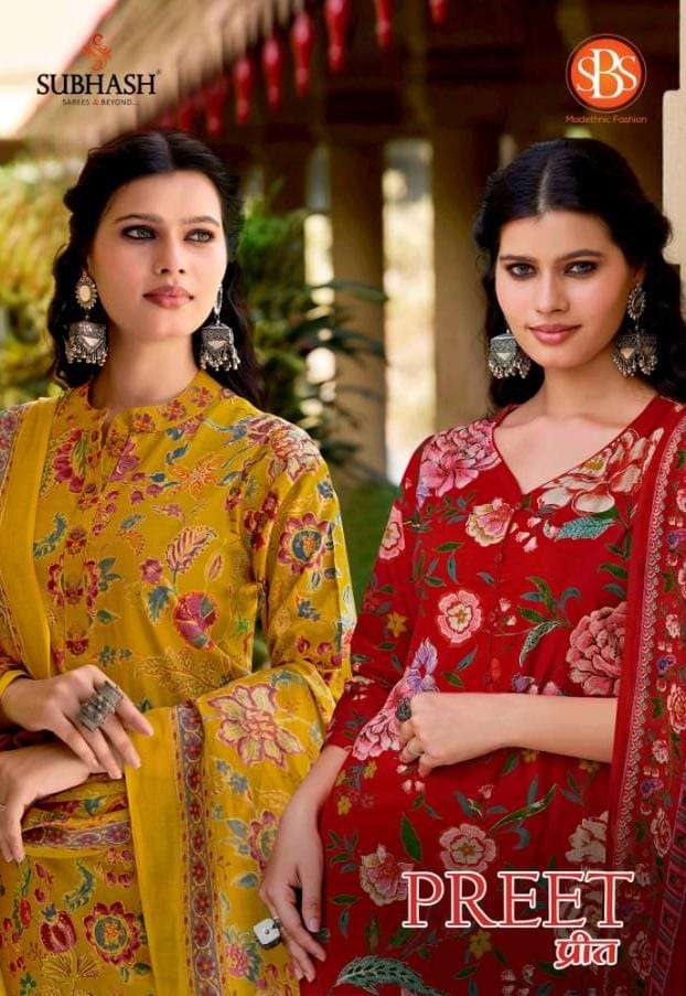 preet by subhash 6317-6320 series cotton designer readymade slawar kameez wholesale price surat