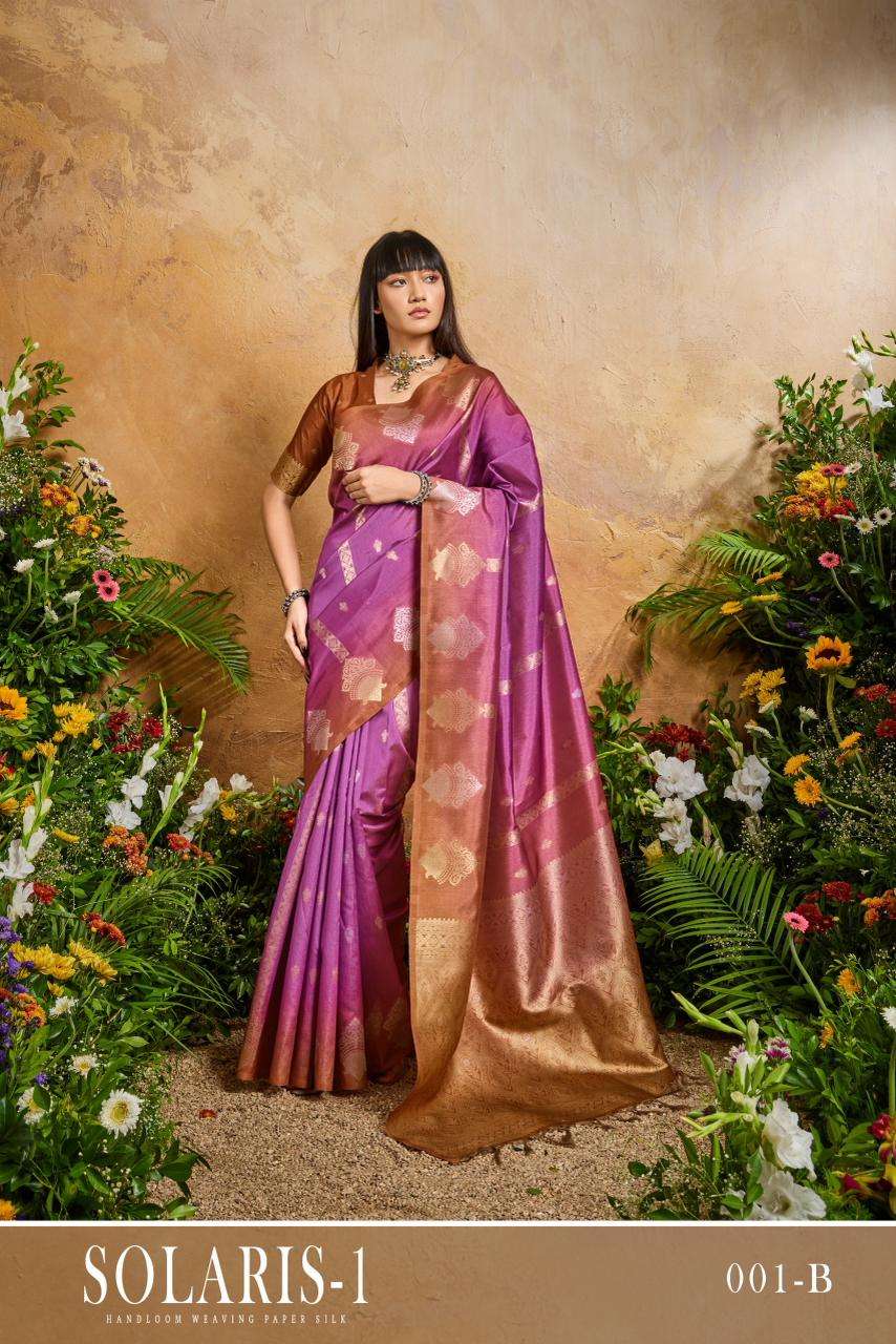 solaris vol-1 by rajtex exclusive designer handloom weaving silk saree wholesale price surat