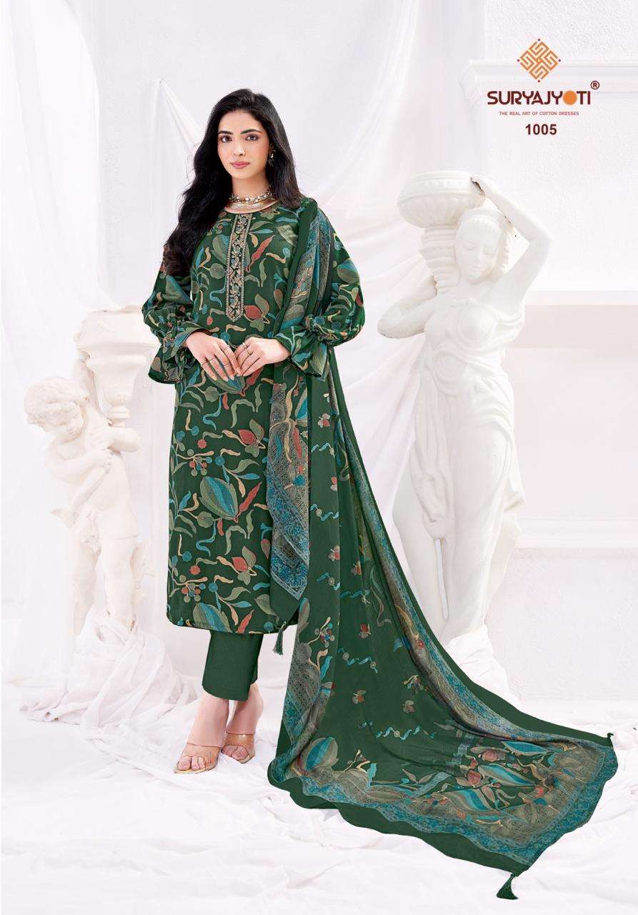 kalyani vol 1 suryajyoti readymade salwar kameez jaam satin embroidred wholesale supplier surat