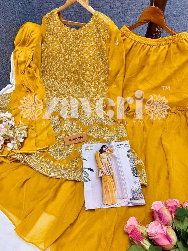 eba lifestyle zaveri 1023 western wear salwar kameez catalogue surat