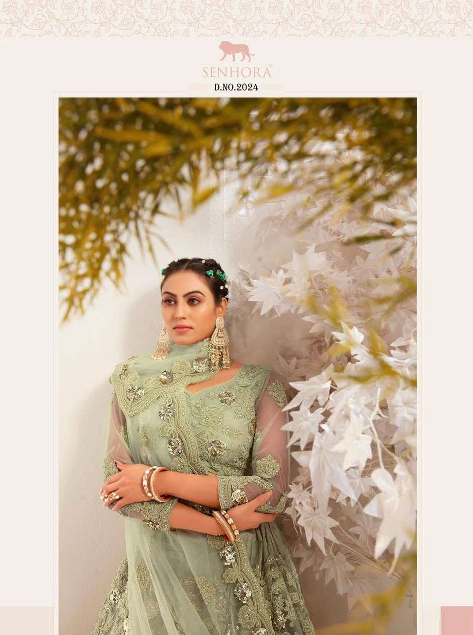 senhora bridal heritage vol 9 2024 stylish look designer wedding lehenga wholesale collection 2021