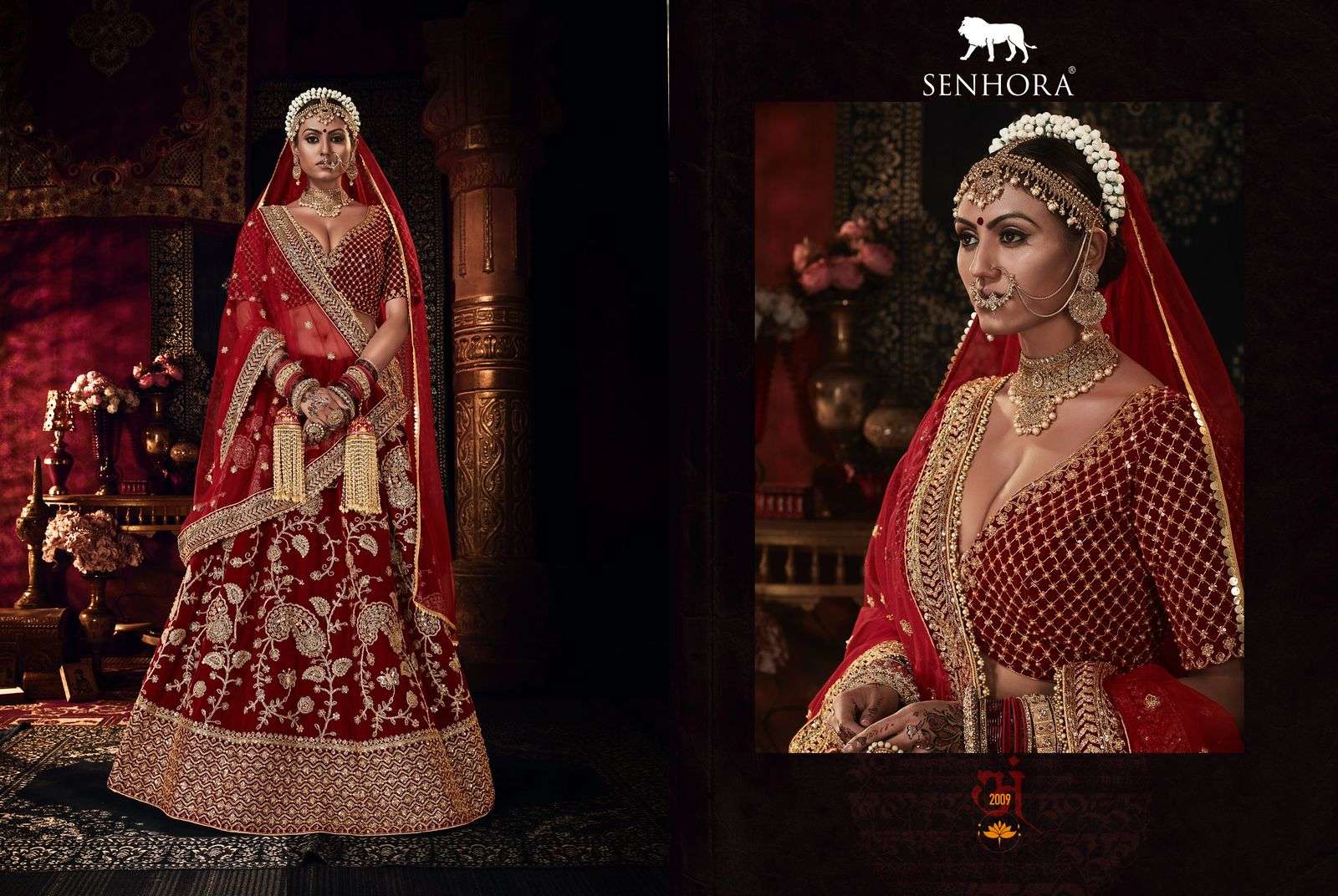 senhora shradhdha bridal heritage vol 4 2009 wedding wear lehenga new collection