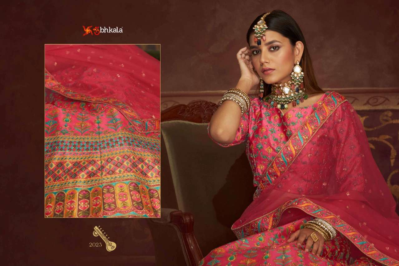 veena vol 1 shubhkala design no 2023 exclusive designer wedding lehenga collection online shopping surat 0 2022 04 29 12 40 15