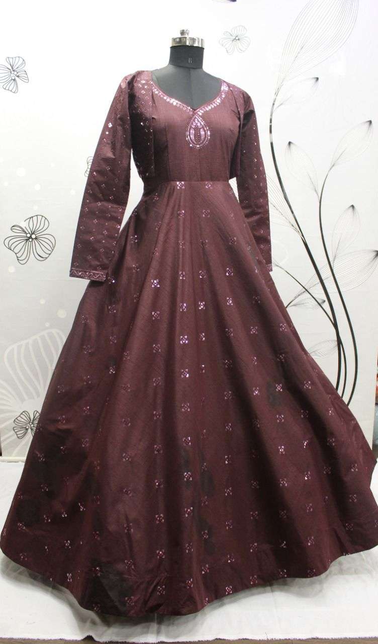 Buy Kids Girls Dark Purple N Mustard Jacket Style Gown After Six Wear  Online at Best Price | Cbazaar