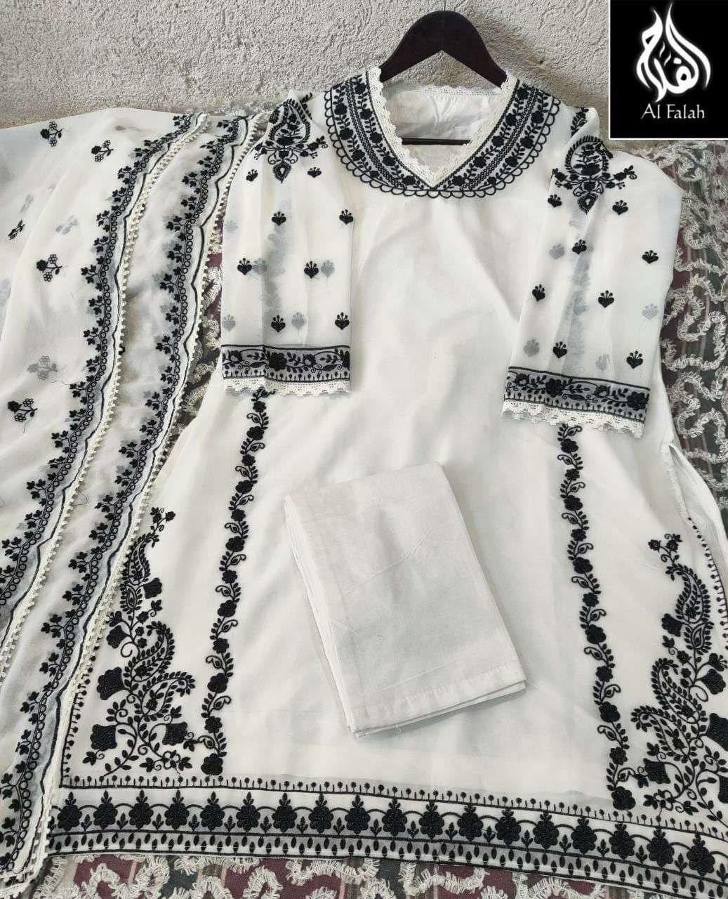 al falah 5006 fancy georgette full stich salwar kameez wholesale price surat market