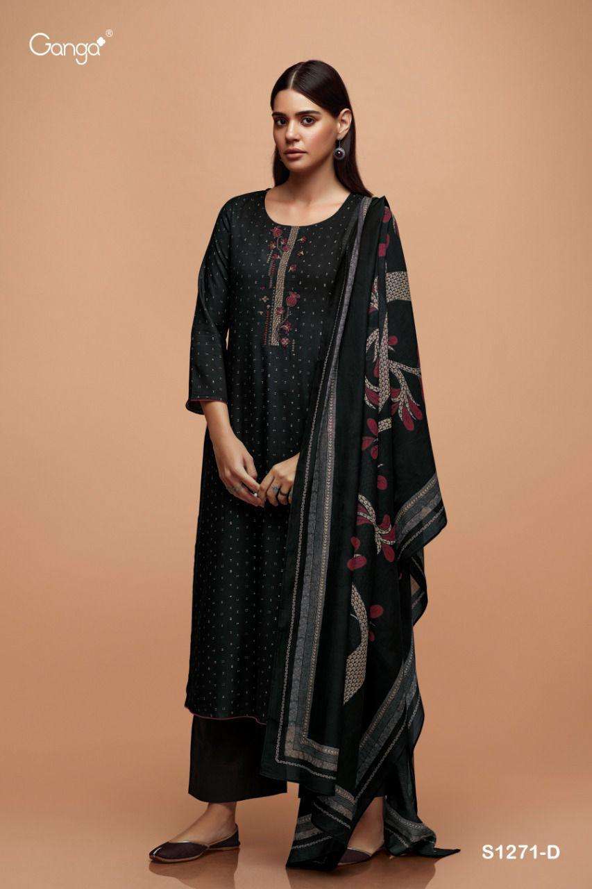 Ganga Selvi 775 Catalog Unstitched Dress Materials Online.