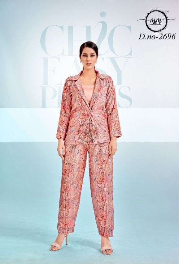 m&m 2696 imported seqeunce fabrics size set wholesale price surat online market