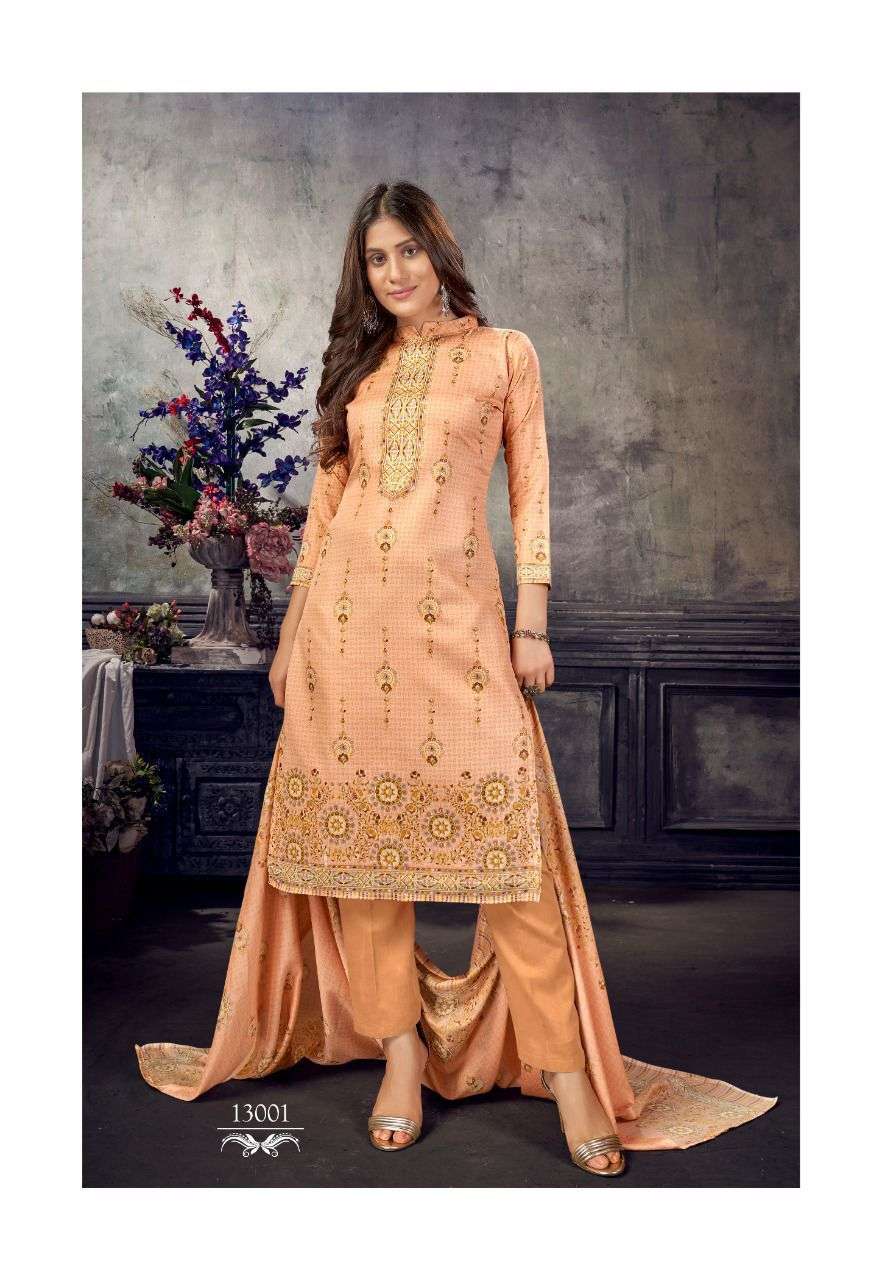 pakizaa vol 13 by shiv gori silk mills fancy designer salwar kameez new catalogue 