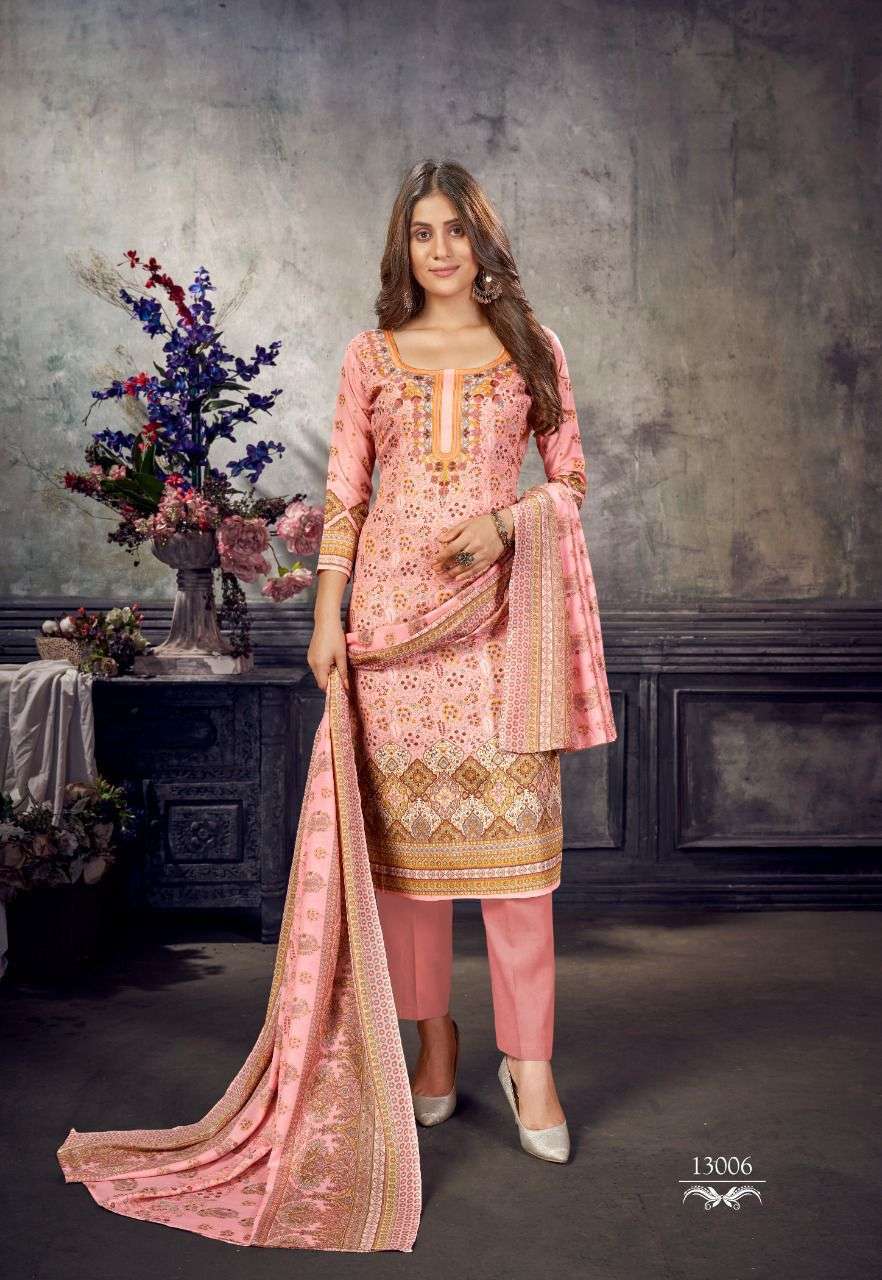 pakizaa vol 13 by shiv gori silk mills fancy designer salwar kameez new catalogue 