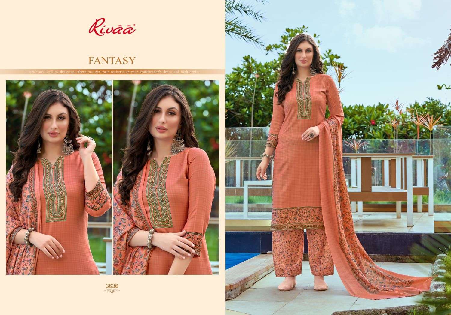 Rivaa on sale dress material