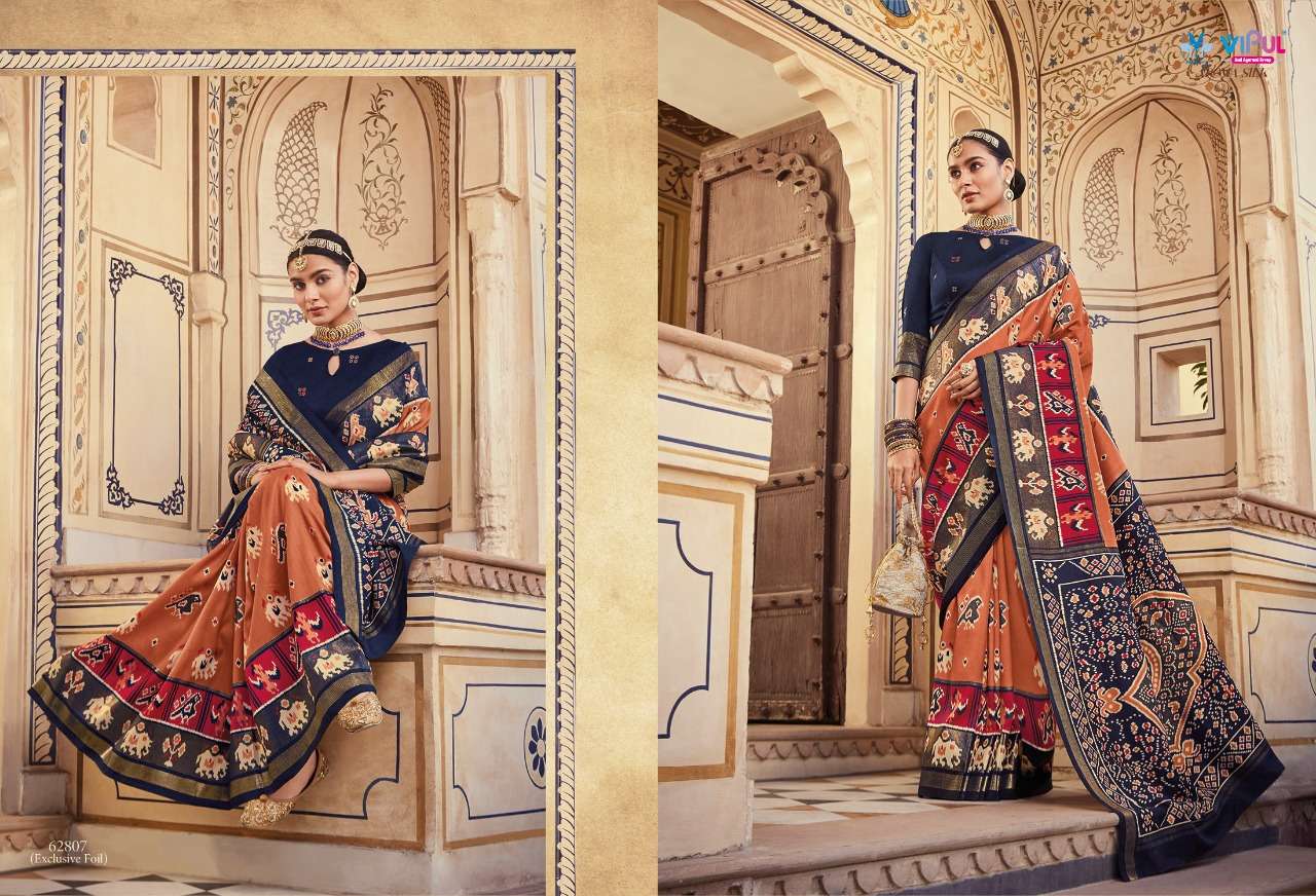 aroma silk by vipul fashion fancy designer saree latest catalogue online supplier surat 