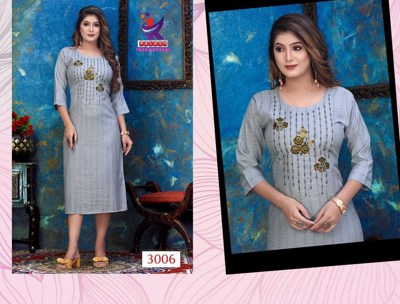 extreme by kalash lifestyle collection attractive look designer kurti catalogue new collection
