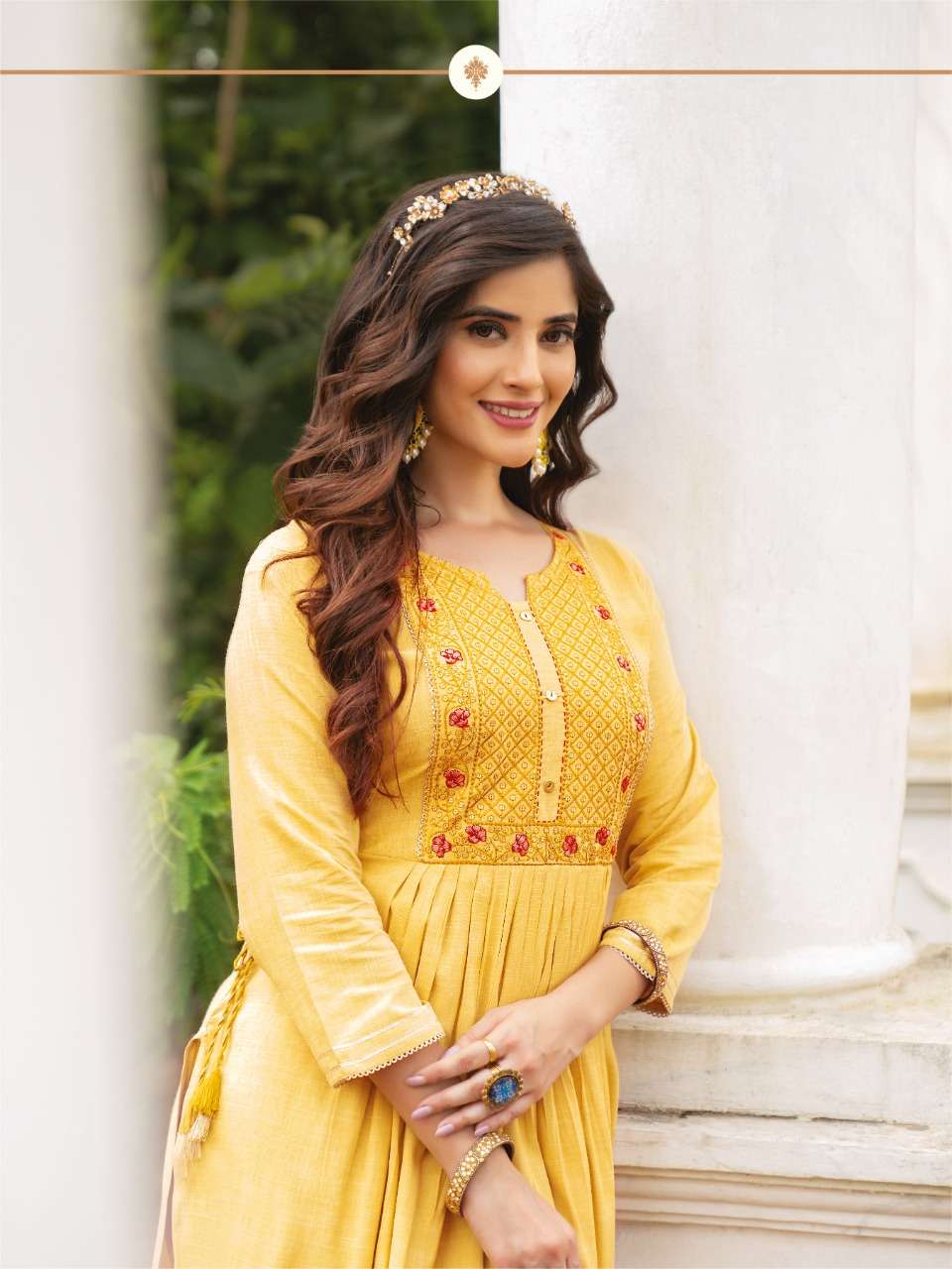 fantasy vol-2 by heritage collection stylish designer kurti catalogue manufacturer surat 