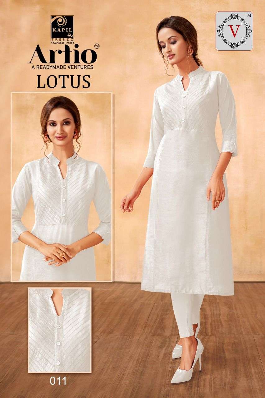 lotus by artio trendy designer kurti catalogue collection 2022 