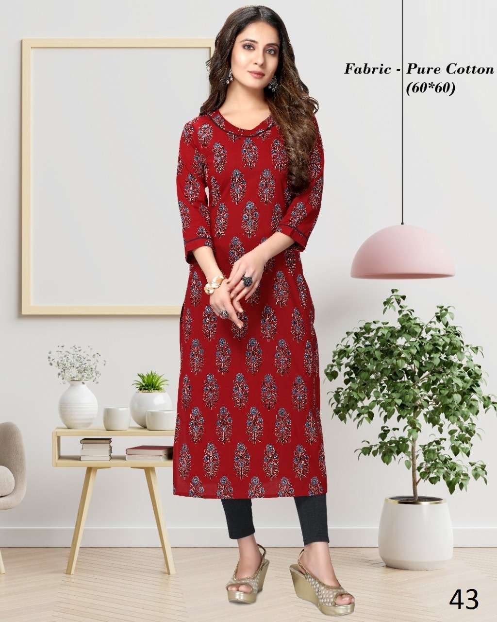 Party Wear A-Line Jaipuri Printed Kurti at Rs 699 in Surat | ID: 23370296030-vachngandaiphat.com.vn