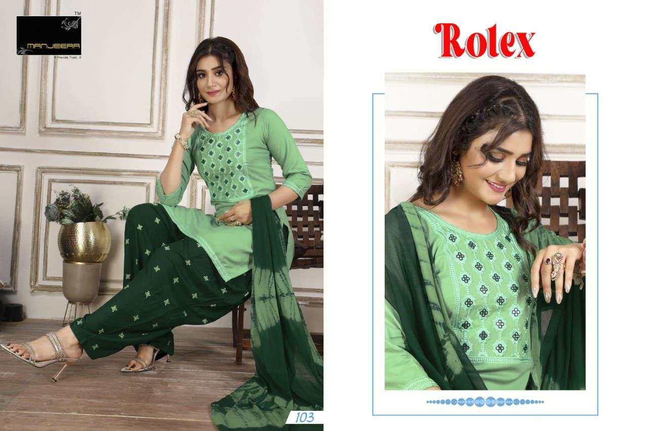 rolex by manjeera stylish designer kurti catalogue collection 2022 