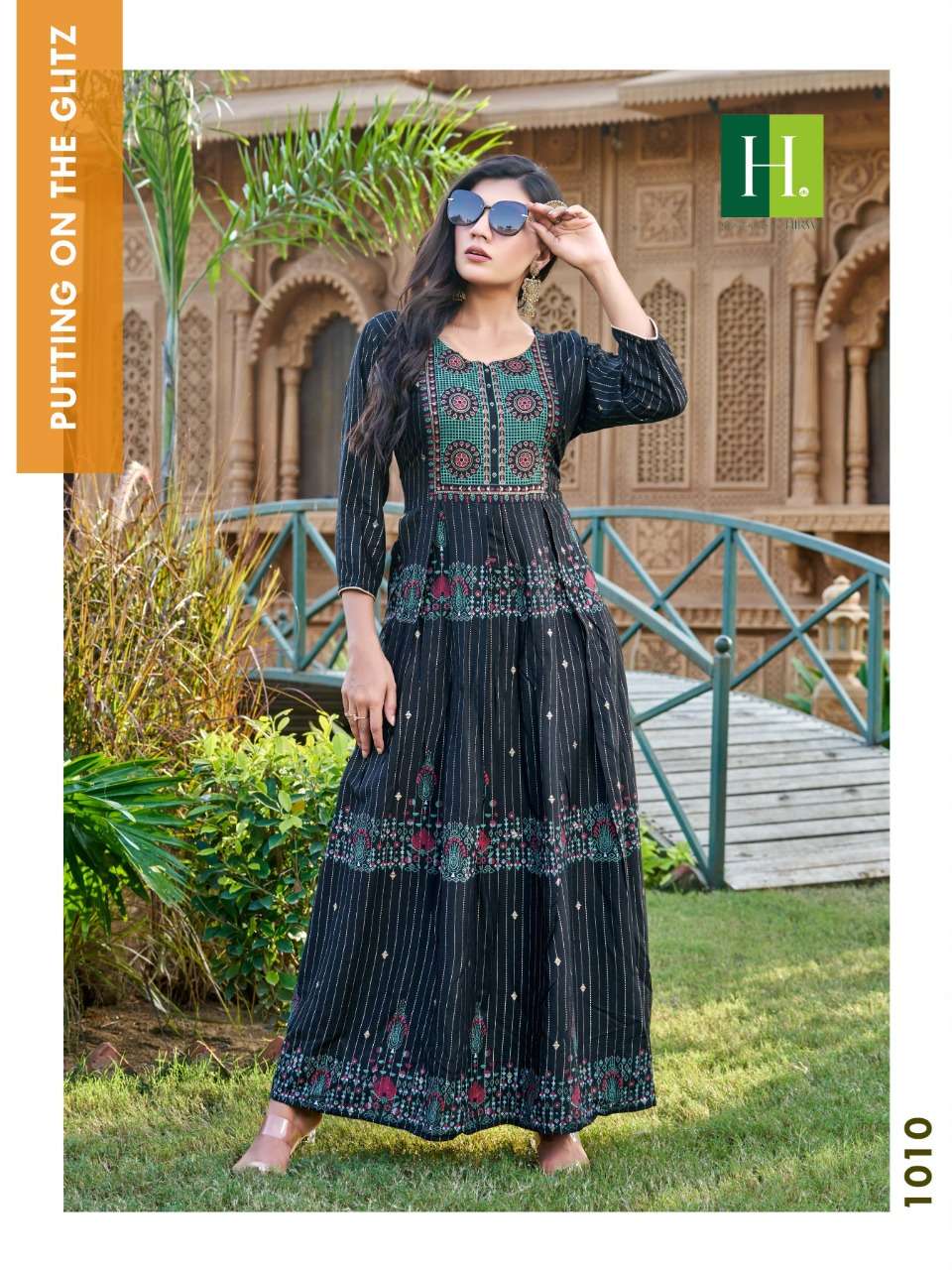 saina by hirwa heavy rayon designer kurtis catalogue online
