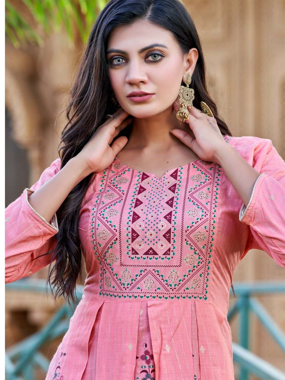 saina by hirwa heavy rayon designer kurtis catalogue online