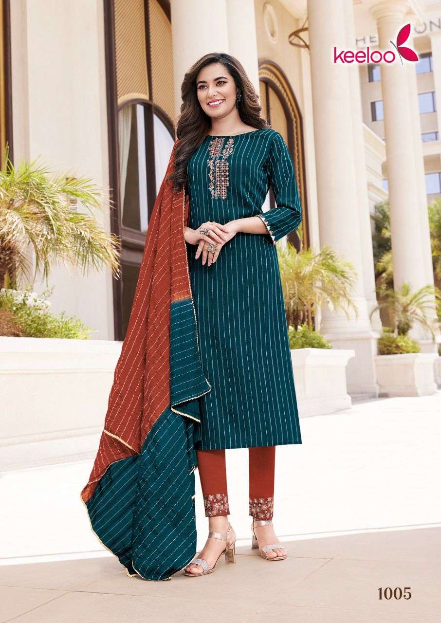 sawari by keeloo kurti pant with dupatta catalogue wholesaler surat 