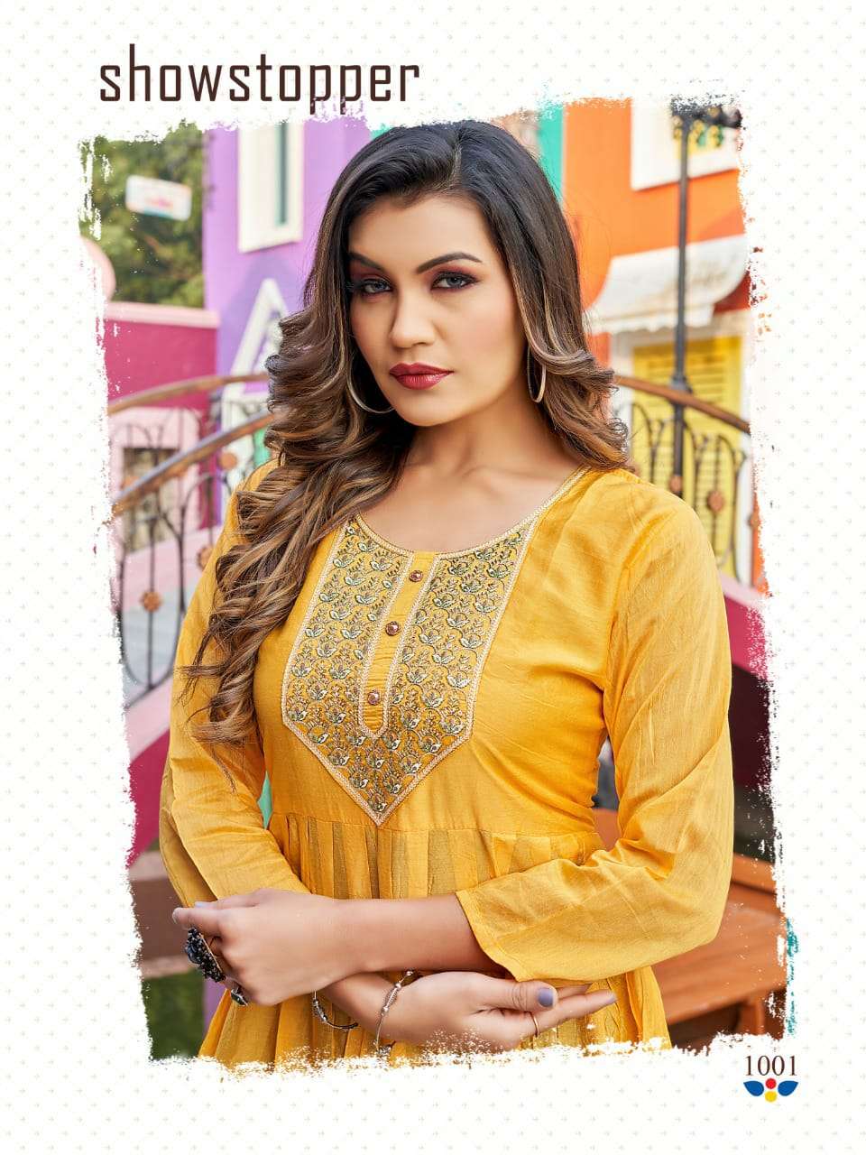 suhana by hirwa fancy designer flare style kurti catalogue collection 2022 