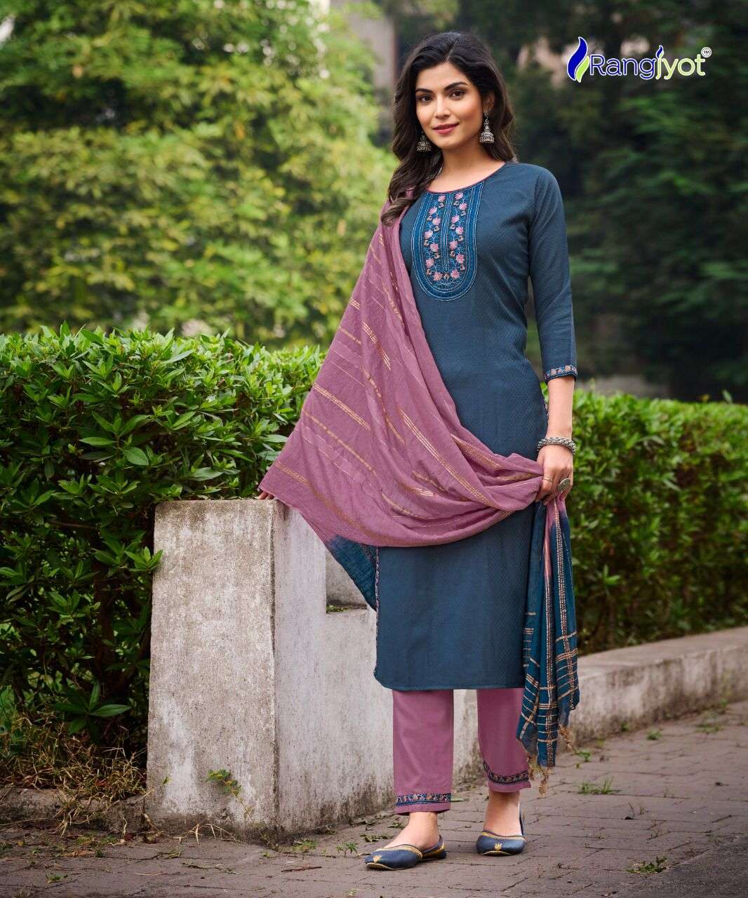 veena by rangjyot traditional look designer kurti catalogue collection 2022 