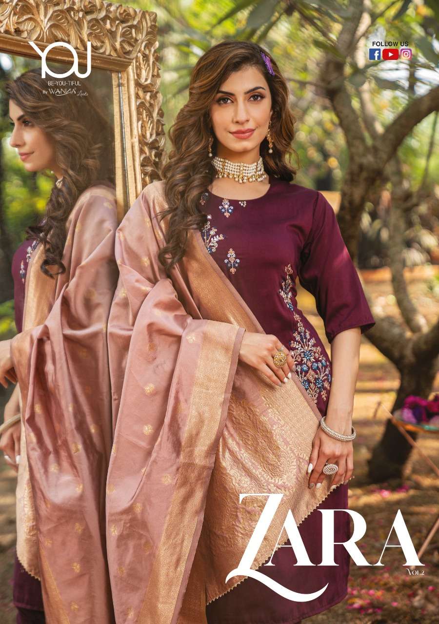 zara vol-2 by wanna top bottom with dupatta designer collection new catalogue 