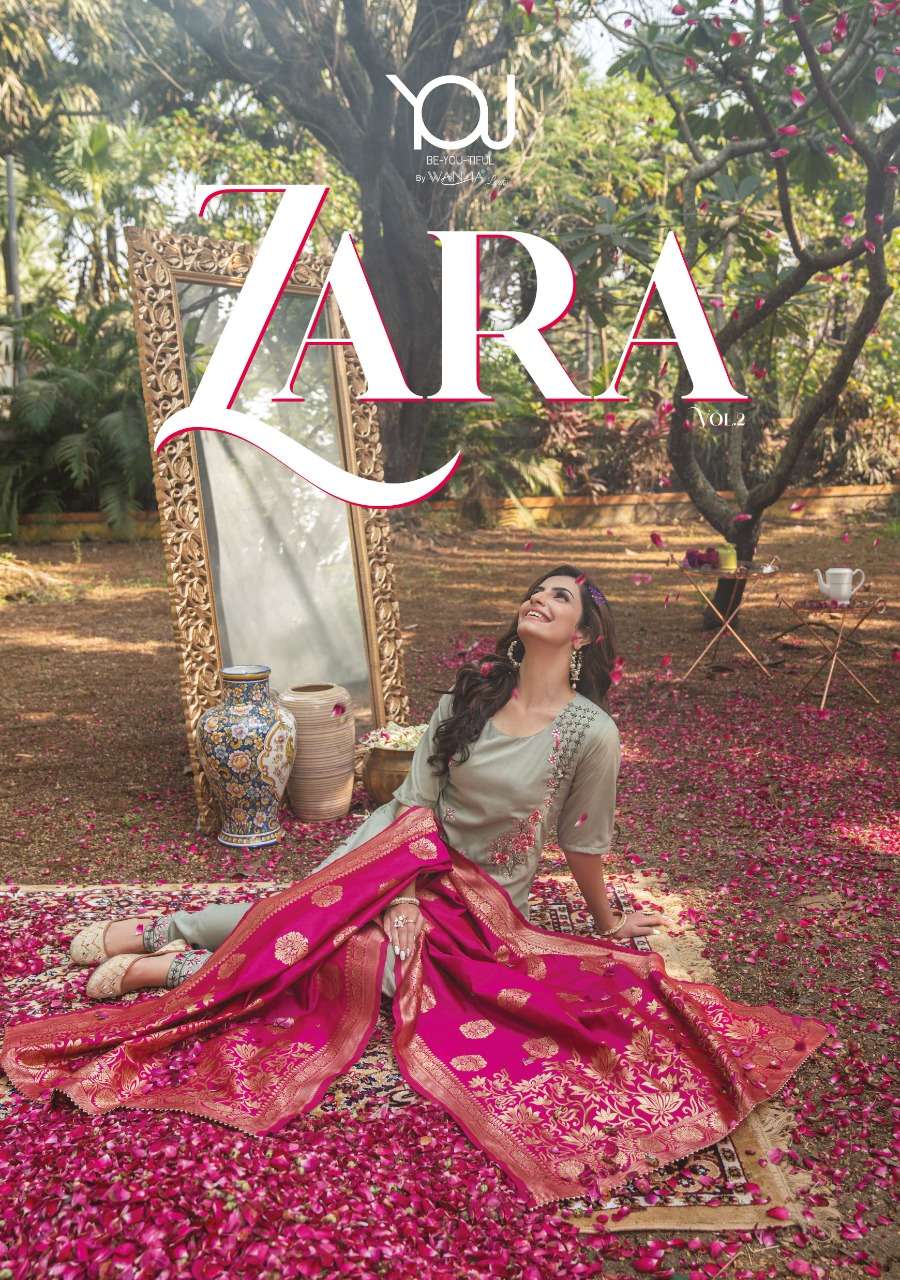 zara vol-2 by wanna top bottom with dupatta designer collection new catalogue 