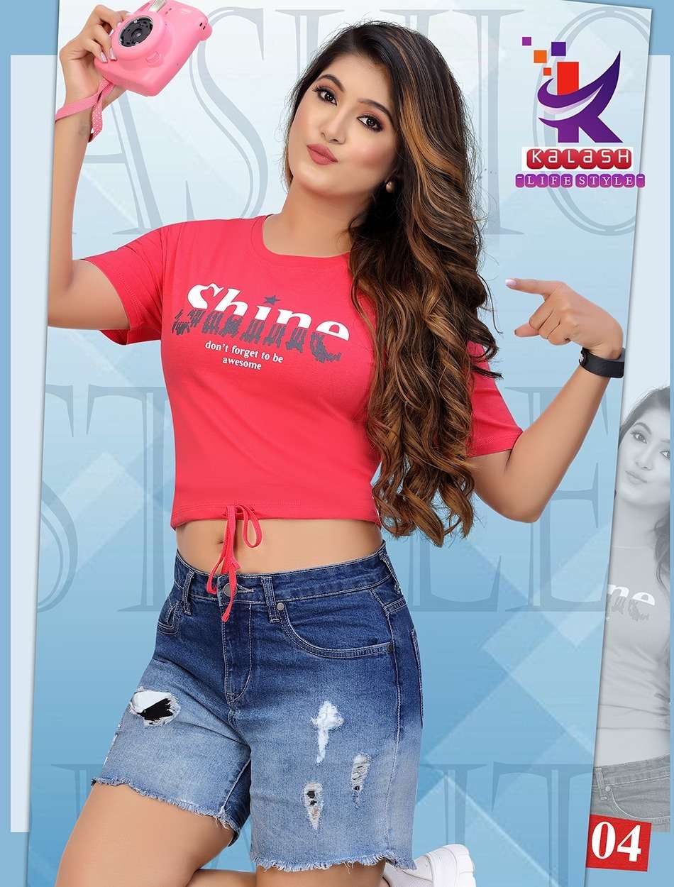 amazing by kalash lifestyle collection trendy designer crop tops new catalogue surat 