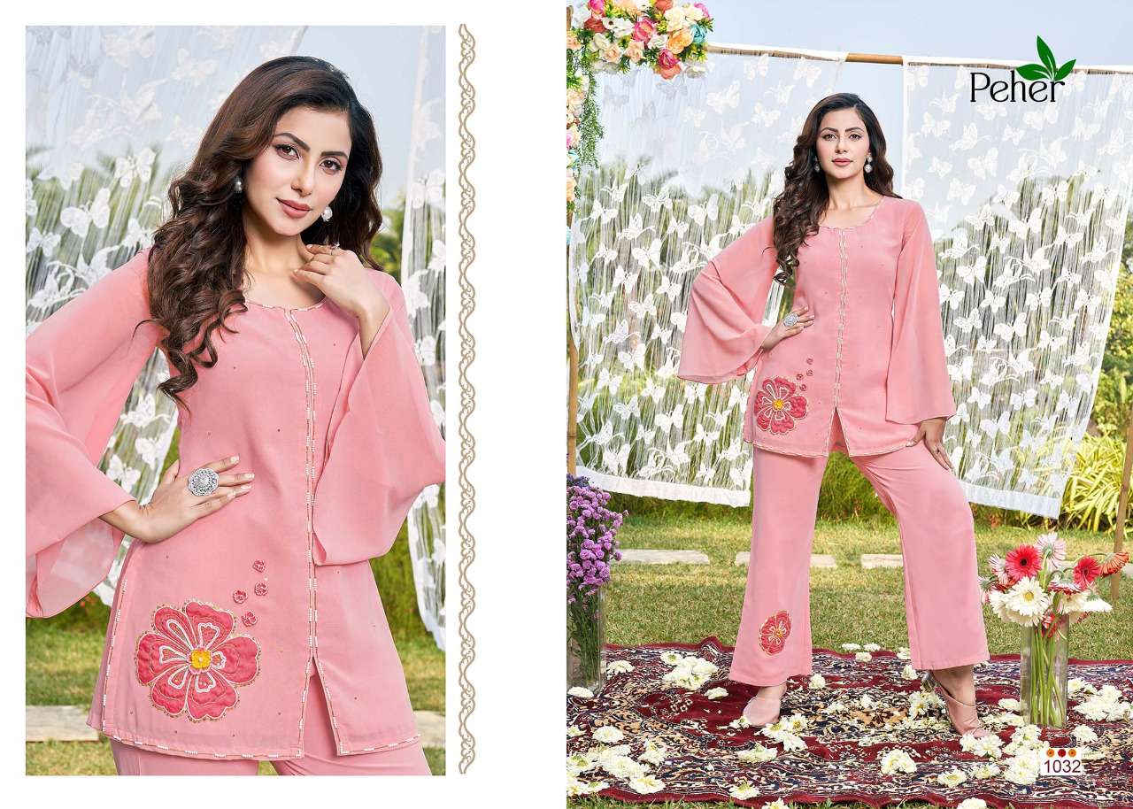 desi girl by peher fancy look designer kurtis lates catalogue surat 