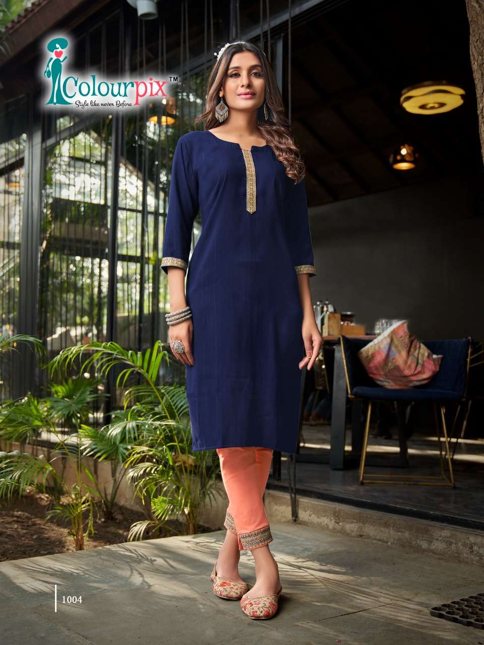 fashion queen vol-1 by colourpix stylish designer kurti and pant catalogue latest collection surat 