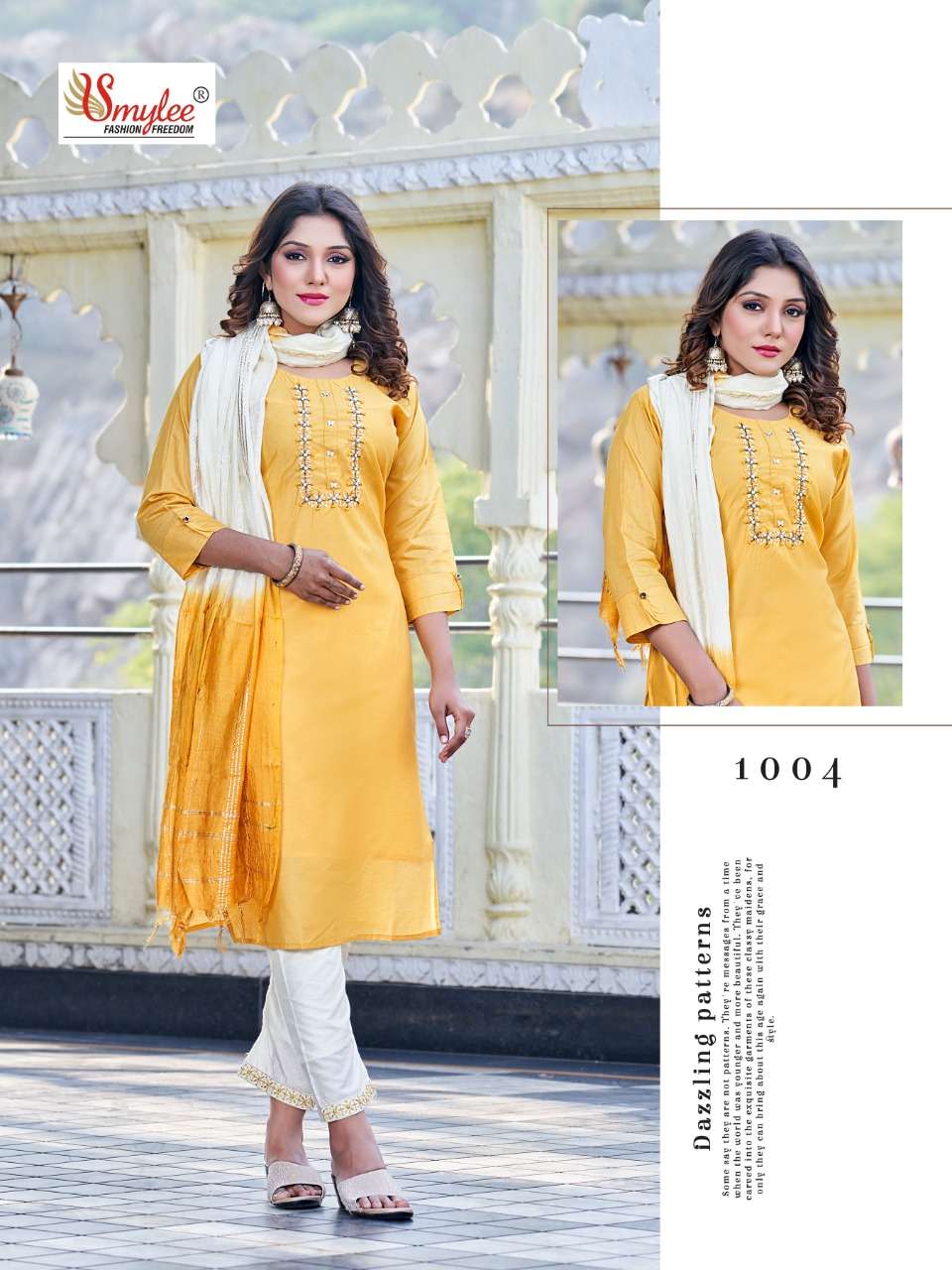 inayat by smylee fashion stylish designer kurtis latest catalogue 