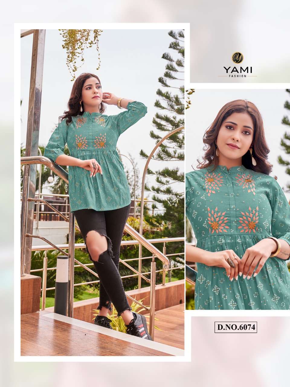 lipi by yami fashion trendy designer tops catalogue exporter surat