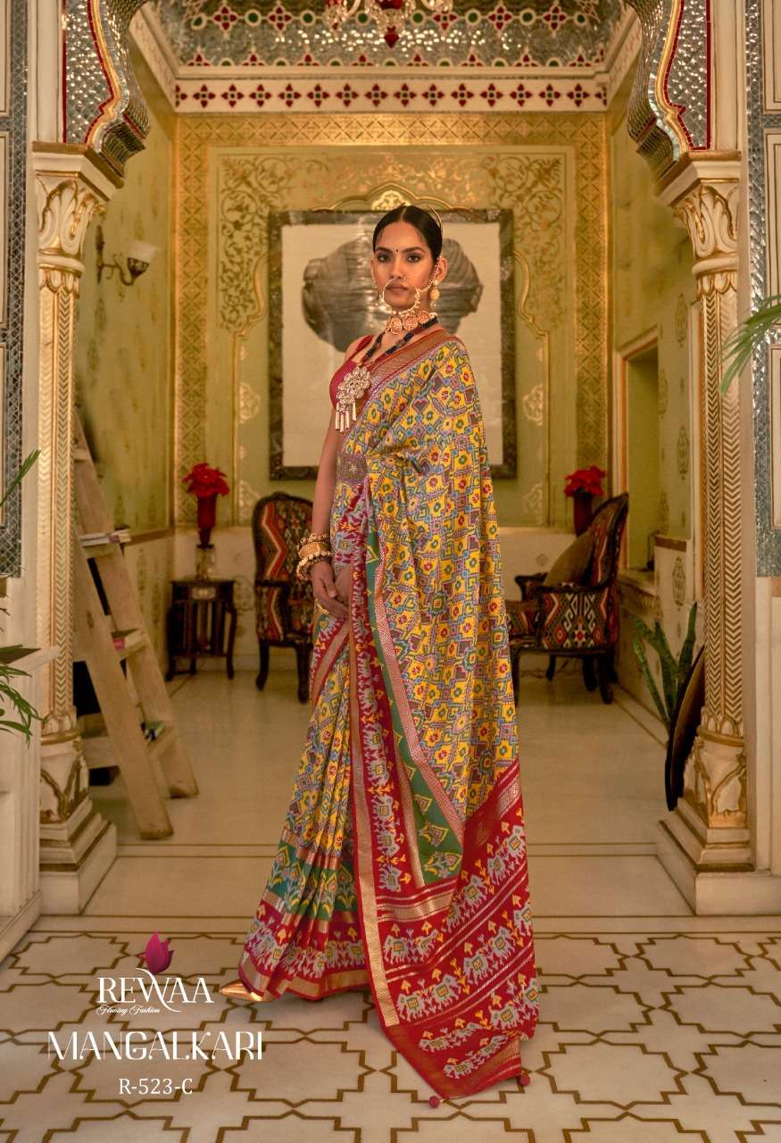 mangalkari by rewaa exclusive designer saree catalogue manufacturer surat  