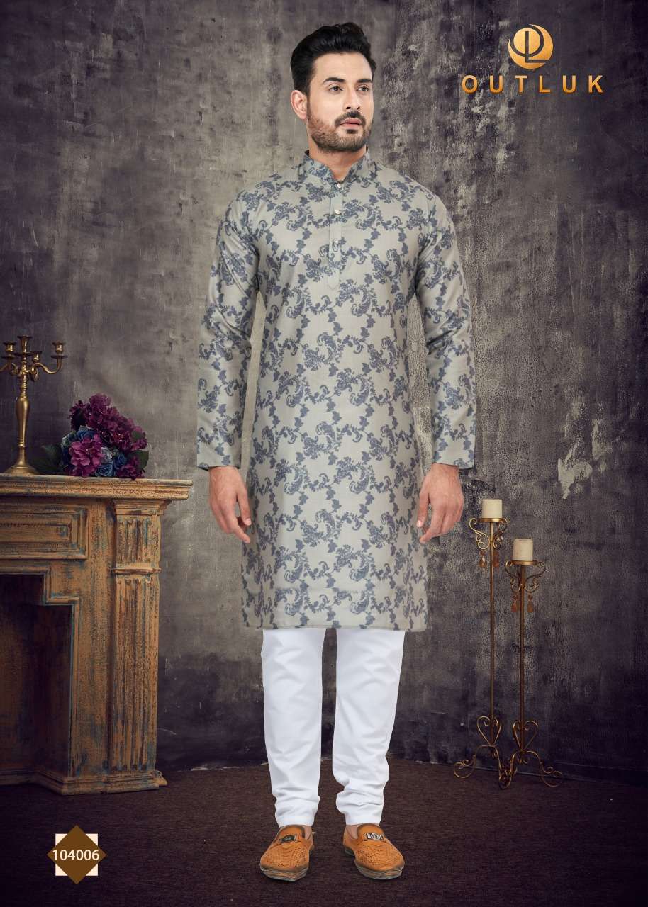 outluk vol-104 by outluk fancy designer kurta with payjama set new catalogue surat 