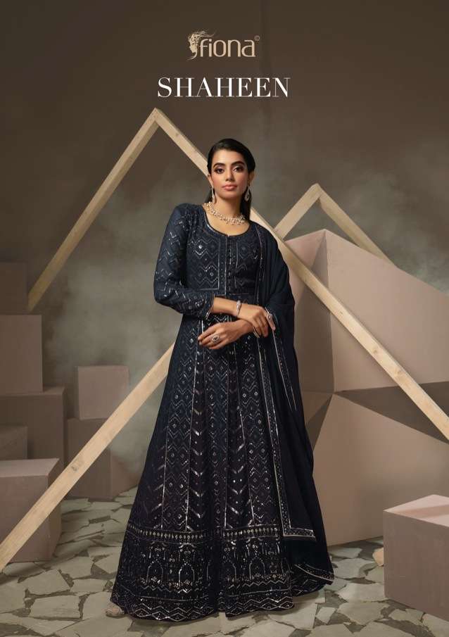 shaheen by fiona fashion real georgette designer party wear catalogue manufacturer surat 2 2023 01 19 12 42 41