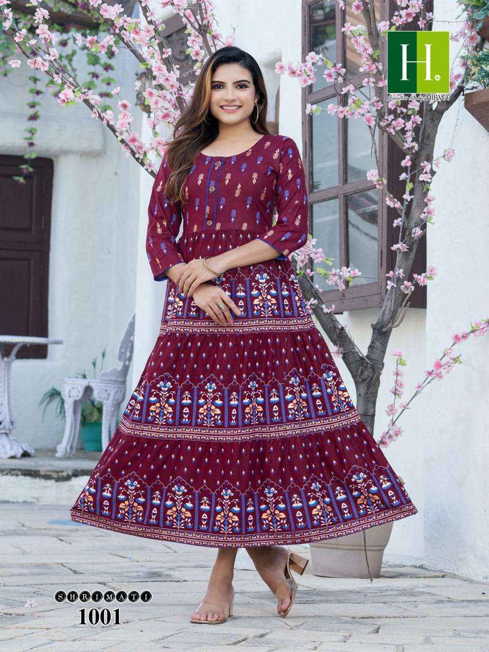 Rani Pink Ghoomar Kurta  Anarkali dress pattern, Dress indian style,  Stylish dresses